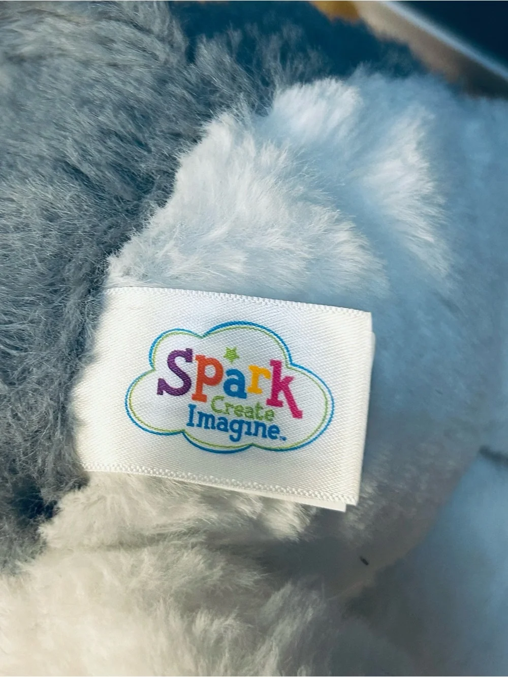 Husky Wolf Spark Create Imagine Plush Puppy Dog Gray/white Stuffy Pre-owned  12”